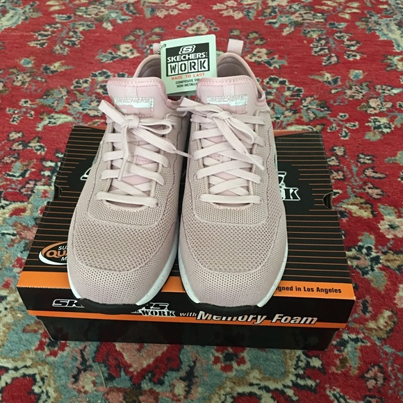New Skechers Work Comp Toe Bulkin Balran Womens Sneakers 108033 Sz 8 - Picture 3 of 14